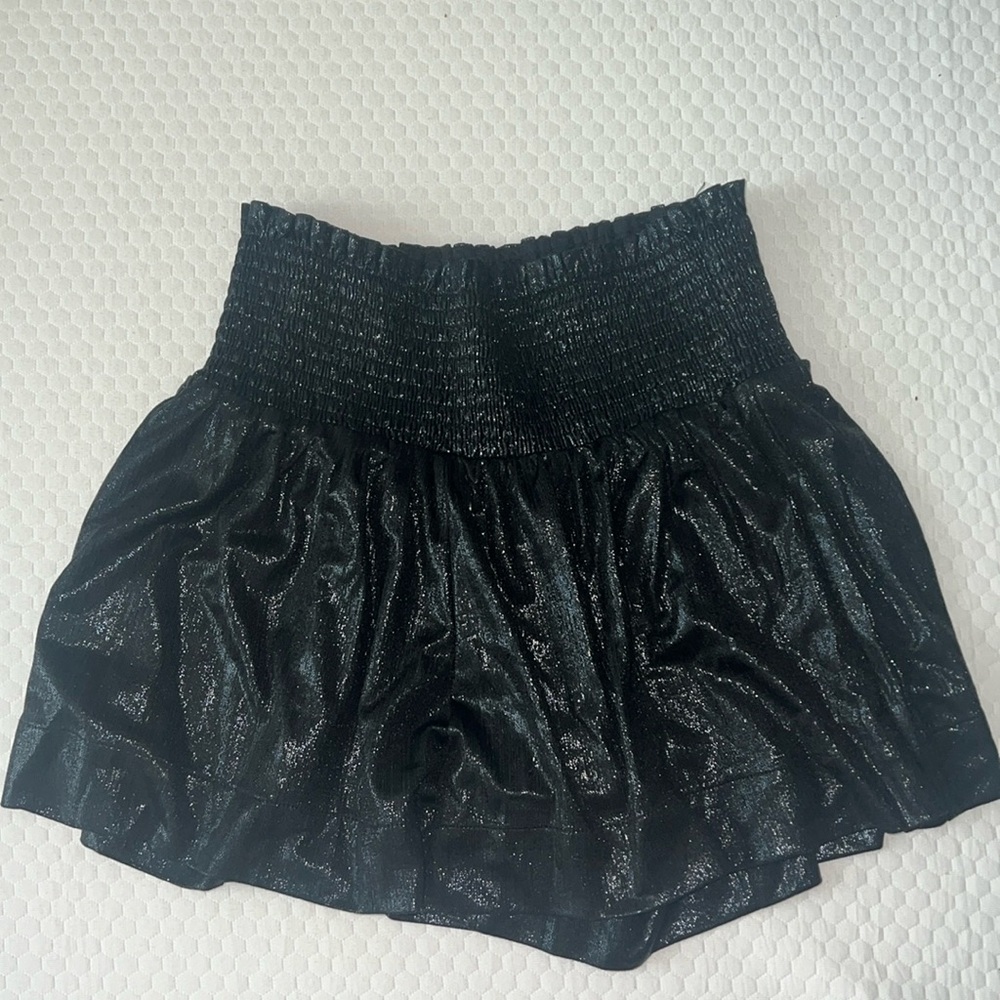 Black shimmery skort- The Pants Store